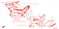 COUVERCLES LATERAUX pour Honda CB 500 X de 2019