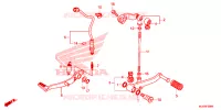 PEDALE pour Honda CB 500 X de 2019
