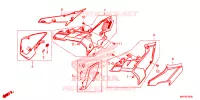COUVERCLES LATERAUX pour Honda CB 500 X de 2020