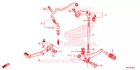 PEDALE pour Honda CB 500 X de 2020