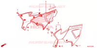COUVERCLES LATERAUX pour Honda CB 500 X de 2015