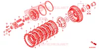 EMBRAYAGE pour Honda CB 500 X de 2016