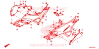 COUVERCLES LATERAUX pour Honda NC 750 X ABS de 2021