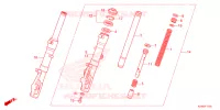 FOURCHE pour Honda ADV 150 ABS de 2023