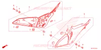 COUVERCLES LATERAUX pour Honda CB 650 R de 2024