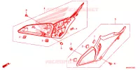 COUVERCLES LATERAUX pour Honda CB 650 R de 2020