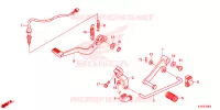 PEDALE pour Honda CB 250 TWISTER CBS de 2021