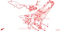 CADRE pour Honda CB 250 TWISTER CBS SPECIAL de 2020