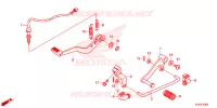 PEDALE pour Honda CB 250 TWISTER ABS de 2021