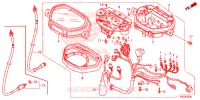 COMPTEUR pour Honda WAVE 110 S TAMBOR DE FRENO DELANTERO, RUEDAS CON RAYONES de 2017