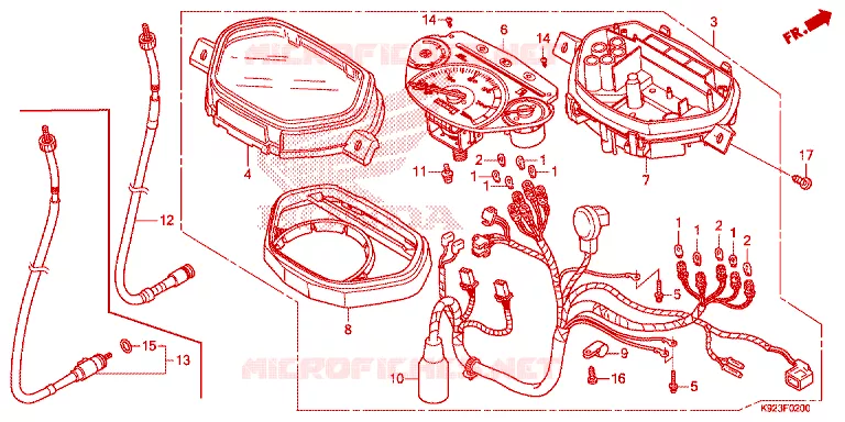 COMPTEUR Honda MOTO 110 WAVE 2018  AFS110SPH