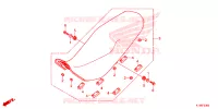 SELLE pour Honda NXR 160 BROS de 2022
