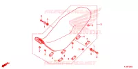 SELLE pour Honda NXR 160 BROS de 2023