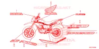 AUTOCOLLANTS pour Honda NXR 160 BROS de 2019