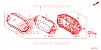 COMPTEUR pour Honda CB 500 F de 2016