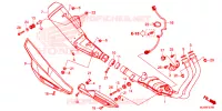 SILENCIEUX D'ECHAPPEMENT pour Honda CB 500 F de 2017