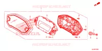 COMPTEUR pour Honda CB 500 F de 2017