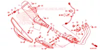SILENCIEUX D'ECHAPPEMENT pour Honda CB 500 F de 2018