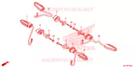 CLIGNOTANT pour Honda CB 500 F de 2021