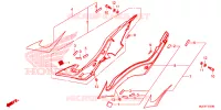 FILTRE A AIR   COUVERCLE LATERAL pour Honda CB 650 F de 2016
