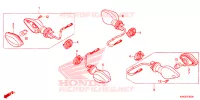 CLIGNOTANT pour Honda CG 125 FAN PARTIDA ELETRICA de 2015
