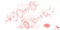 POMPE A HUILE pour Honda CG 160 START de 2025