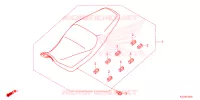 SELLE pour Honda CG 160 START de 2025