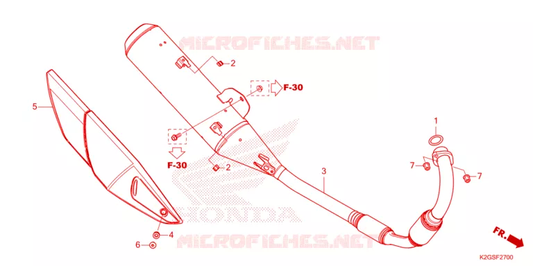 SILENCIEUX D'ECHAPPEMENT Honda MOTO 160 CG 2025  CG160EDFS