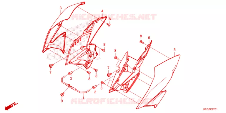 OUIES DE RADIATEUR Honda MOTO 160 CG 2024  CG160EXR