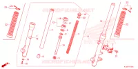 FOURCHE pour Honda NXR 160 BROS SPECIAL EDITION de 2021
