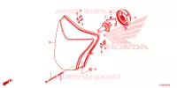 PHARE pour Honda NXR 160 BROS SPECIAL EDITION de 2021