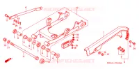 BRAS OSCILLANT pour Honda CG 125 FAN 2LA de 2006