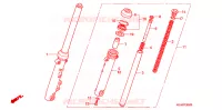 FOURCHE pour Honda CG 125 FAN de 2007