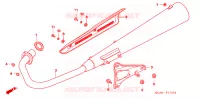 SILENCIEUX D'ECHAPPEMENT pour Honda CG 125 FAN de 2007