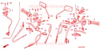 LEVIER DE GUIDON   CABLE   COMMODO pour Honda CG 125 CARGO KICK de 2010