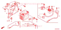 BATTERIE pour Honda CG 125 CARGO KICK de 2011