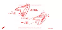 COUVERCLES LATERAUX pour Honda CG 125 CARGO KICK de 2011