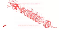 EMBRAYAGE pour Honda CG 125 CARGO KICK de 2011