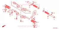 REPOSE PIED pour Honda CG 125 CARGO KICK de 2011