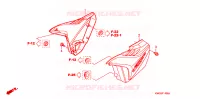 COUVERCLES LATERAUX pour Honda CG 125 CARGO PARTIDA ELETRICA 4LA de 2011