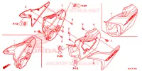 COUVERCLES LATERAUX pour Honda CG 150 TITAN FREIO A DISCO DIANTEIRO 6BR de 2013