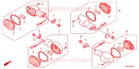 CLIGNOTANT pour Honda TRANSALP 700 ABS de 2011