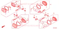 CLIGNOTANT pour Honda TRANSALP 700 ABS de 2013