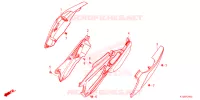 COUVERCLES LATERAUX pour Honda NXR 160 BROS ABS de 2025