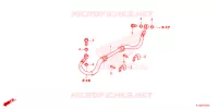 FLEXIBLE DE FREIN pour Honda NXR 160 BROS ABS de 2025