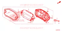 COMPTEUR pour Honda CB 500 F de 2017