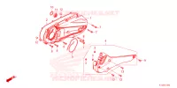 COUVERCLE GAUCHE pour Honda PCX 160 CBS de 2024