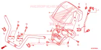 GUIDON pour Honda FOURTRAX 420 RANCHER 4X4 de 2014