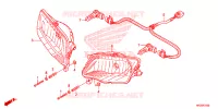 PHARE pour Honda FOURTRAX 420 RANCHER 4X4 de 2014