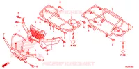 SUPPORT pour Honda FOURTRAX 420 RANCHER 4X4 de 2014